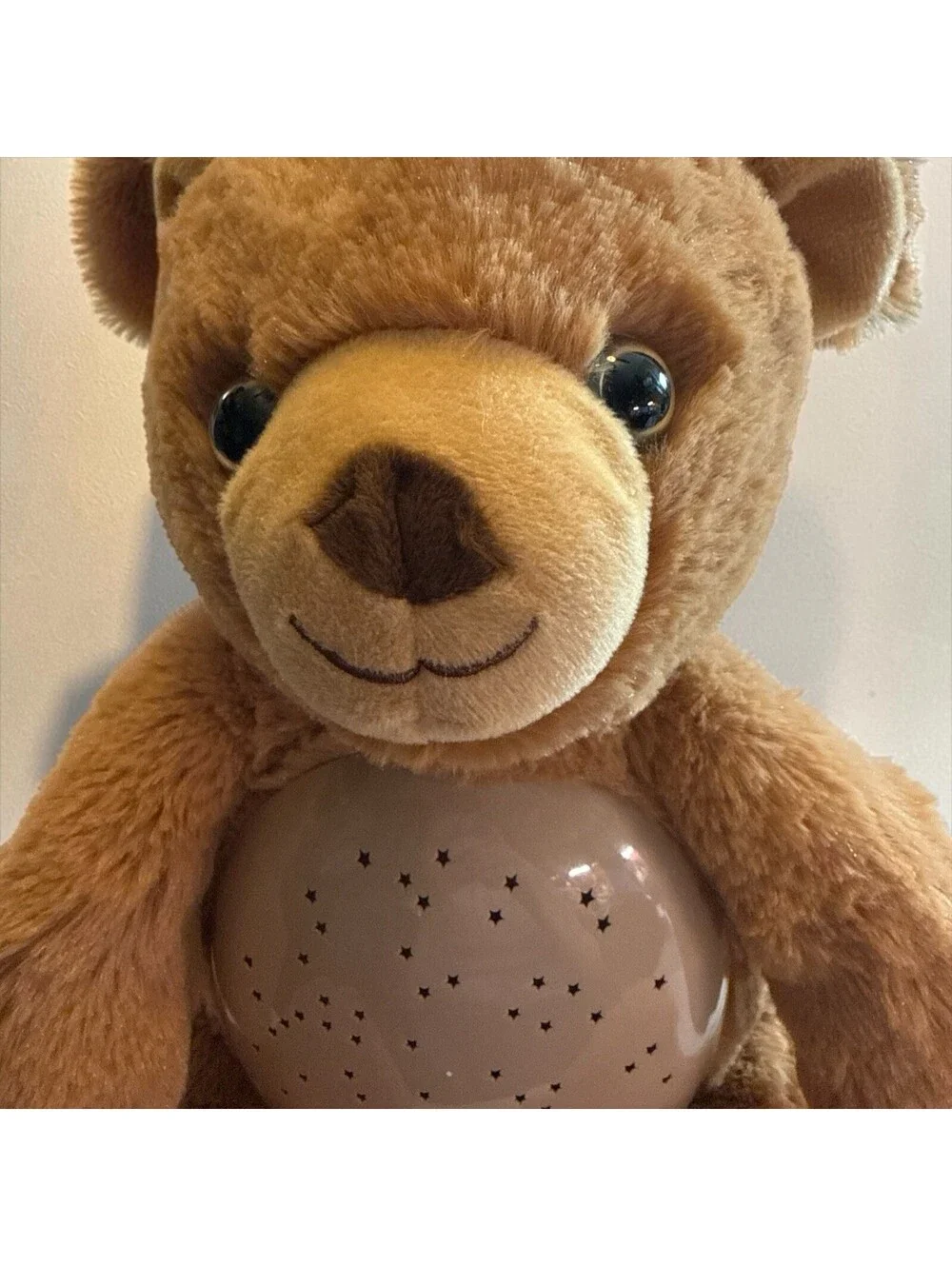 Night Light w/Sound Cuddly Projector Brown Plush Bear Stuffed Animal 11